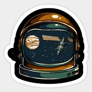 Astronauts point of view Sticker